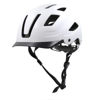[CASSLB0001GGBL] Casco SAFETY LABS Urbano E-BAHN Unisex Luz Trasera Blanco (Blanco, L)